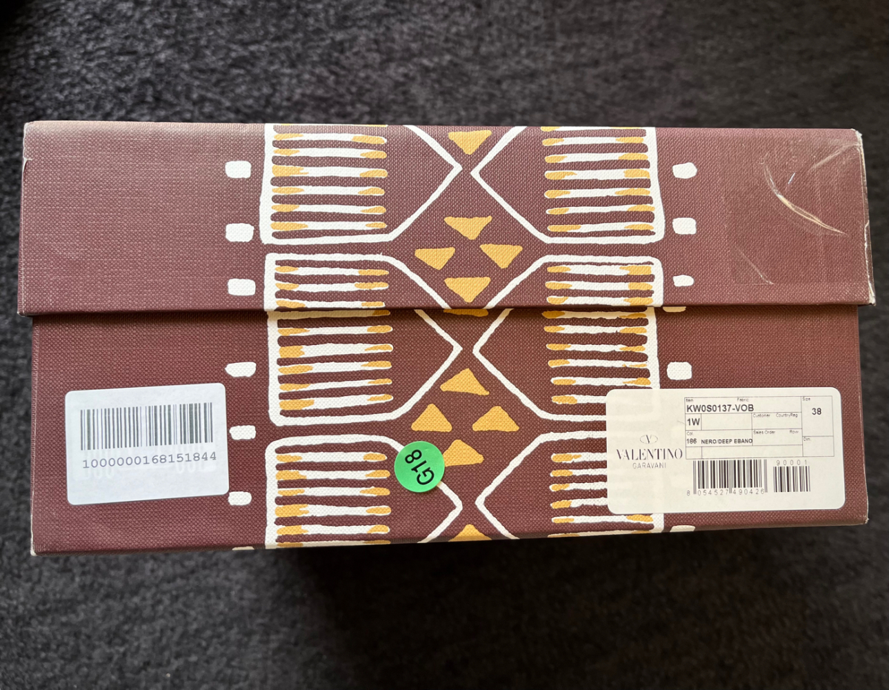 Valentino Sandales à talons en cuir lacé