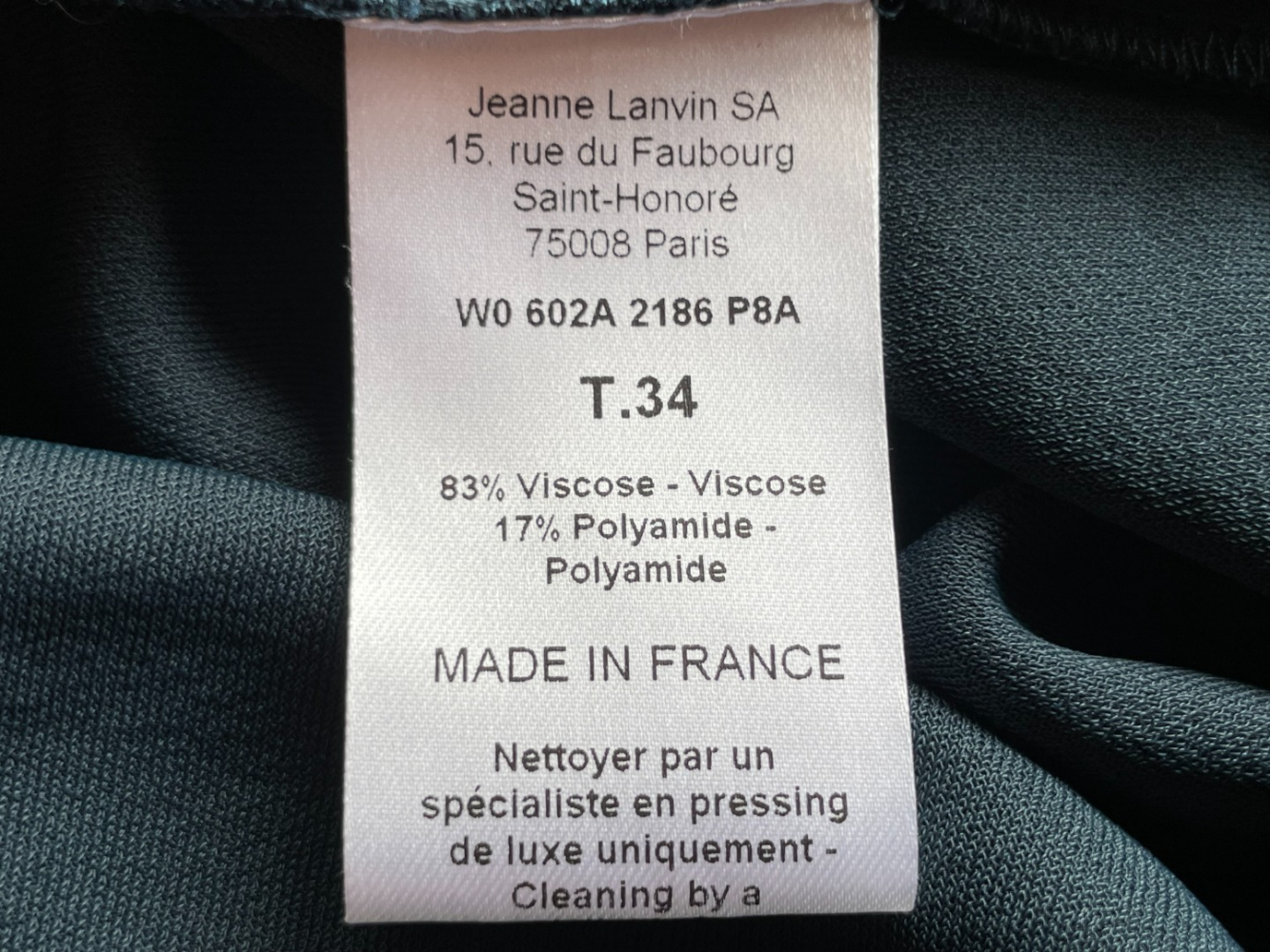 Givenchy Dos nu élégamment drapé en bleu sarcelle profond