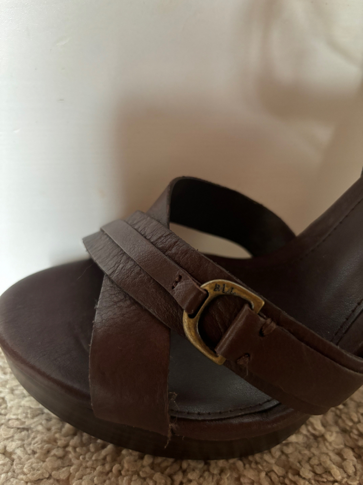 LAUREN Ralph Lauren Riemchen Plateau Sandalen Falan High Heel