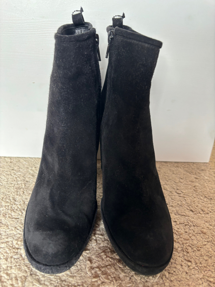 Pedro Garcia Bottines à talons hauts en daim noir