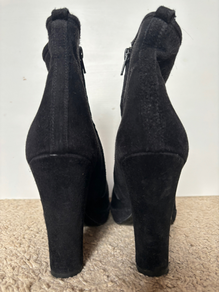 Pedro Garcia Bottines à talons hauts en daim noir