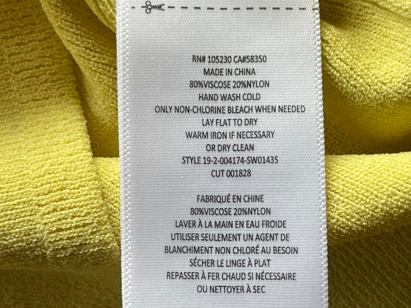 Equipment Top en maille myriane, sorbet limon