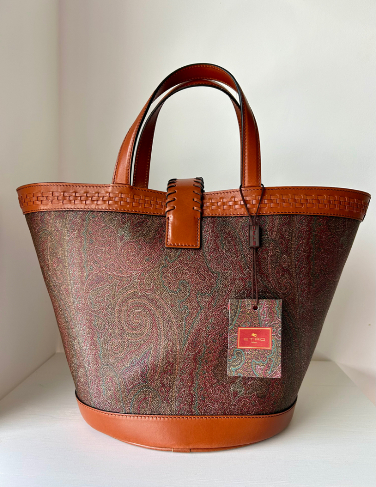 Etro Secchiello Paisley tressé
