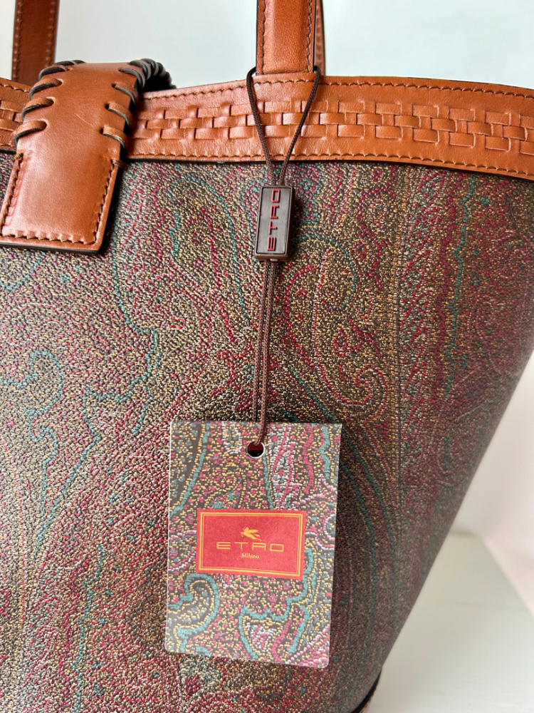 Etro Secchiello Paisley tressé