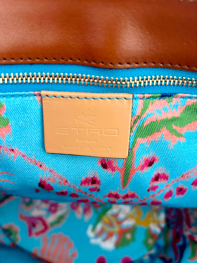 Etro Secchiello Paisley tressé