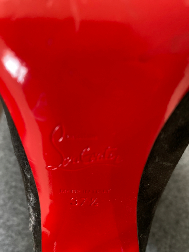 Christian Louboutin Bottes à franges noir