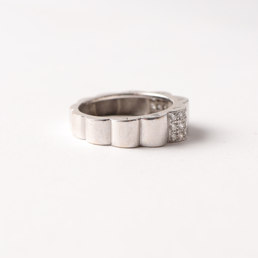 Chanel Diamond Profil De Camélia Band Ring