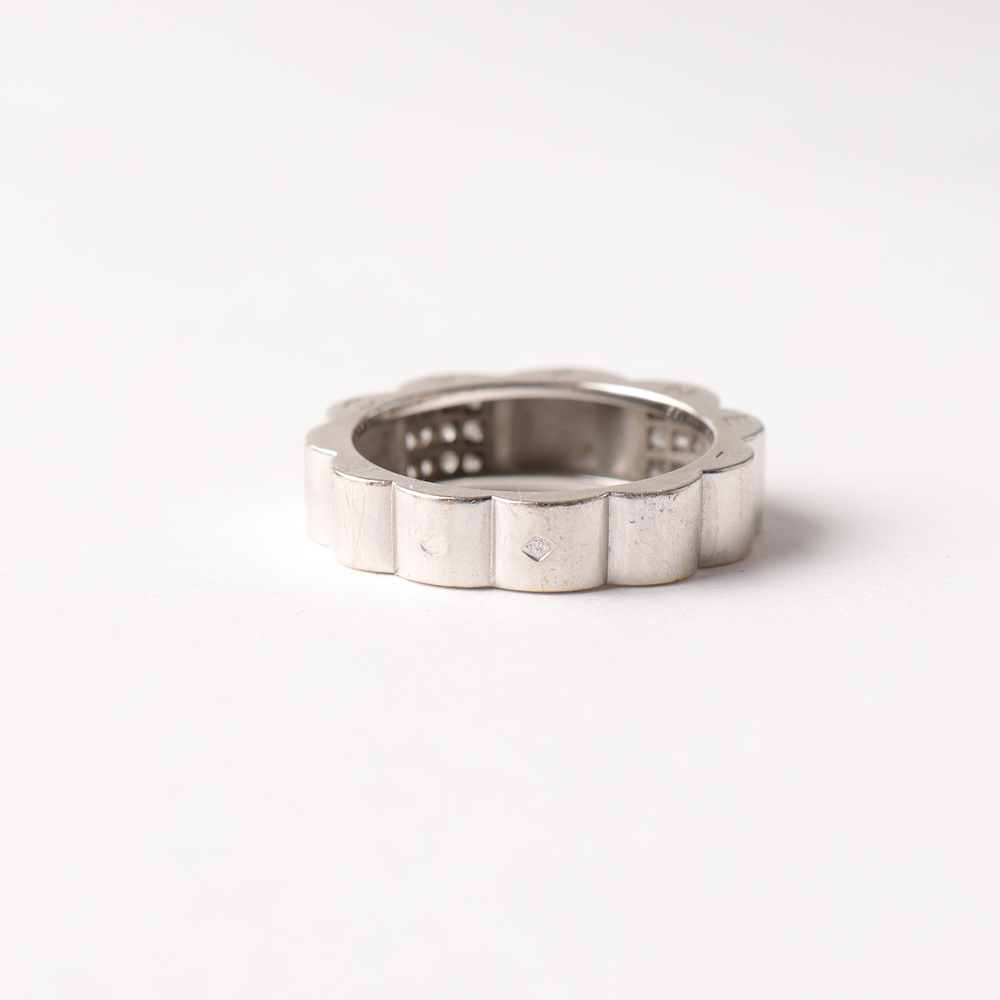 Chanel Diamond Profil De Camélia Band Ring