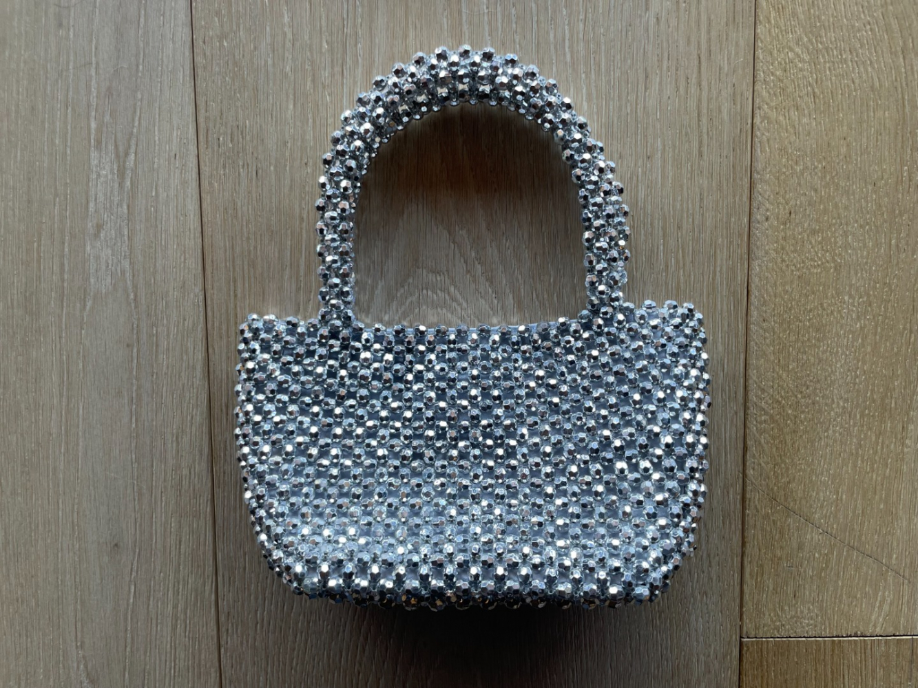 Loeffler Randall Mini-sac Mina à perles étincelantes