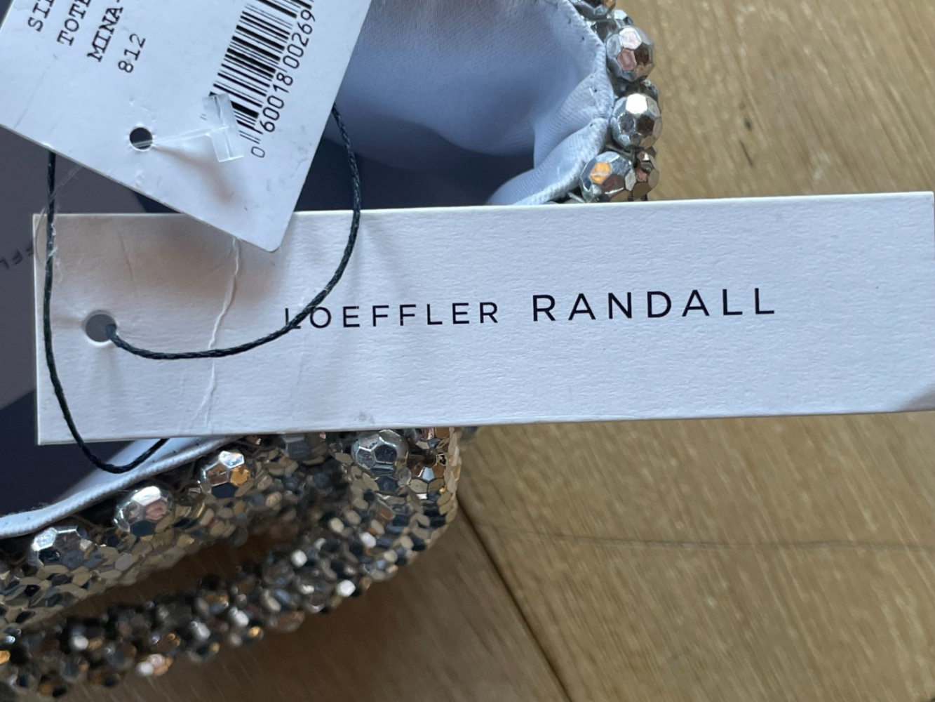 Loeffler Randall Mini-sac Mina à perles étincelantes