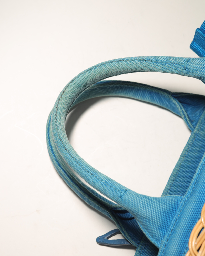 Prada Wicker Canapa Basket Bag