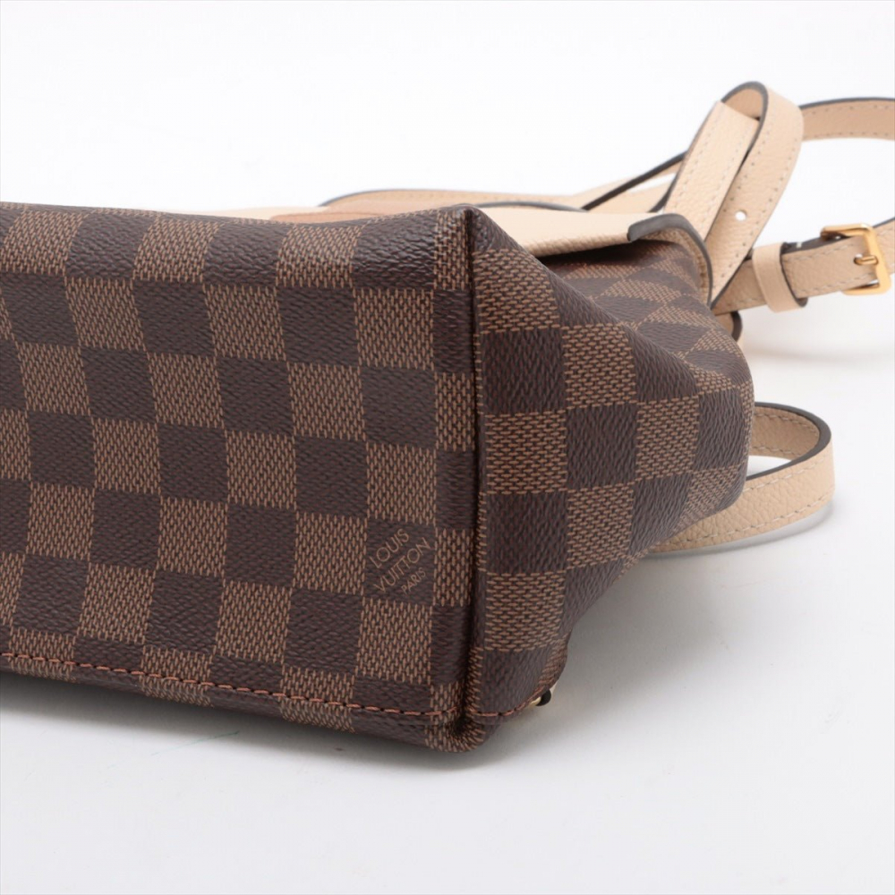 Louis Vuitton Clapton Damiere Ebene Rose Ballerine Backpack