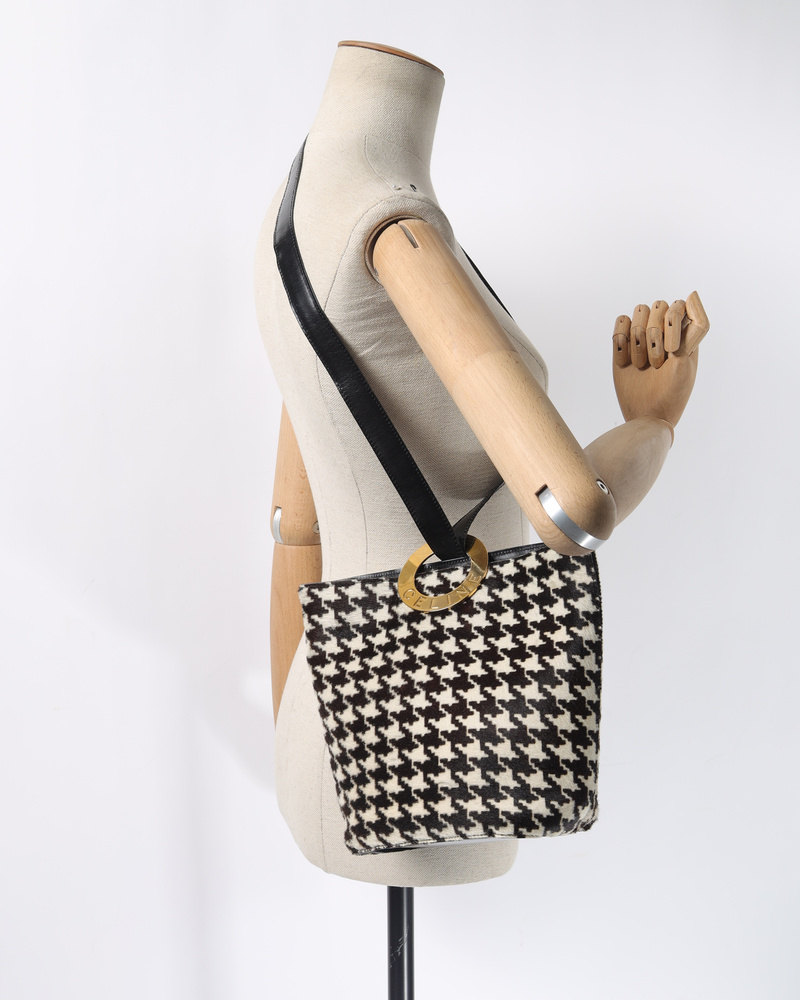 Celine Tweed Circle Bag