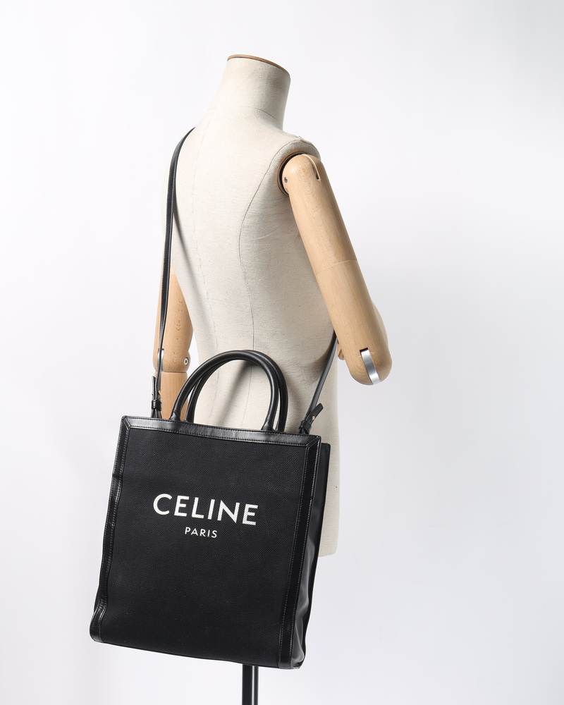 Celine Medium Vertical Cabas Tote Bag