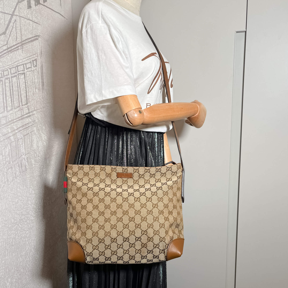 Gucci ssima Medium Canvas 2-Ways Tote Bag GG Supreme