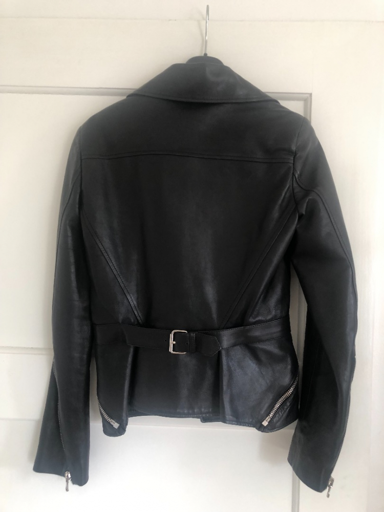 Alexander McQueen Veste en cuir