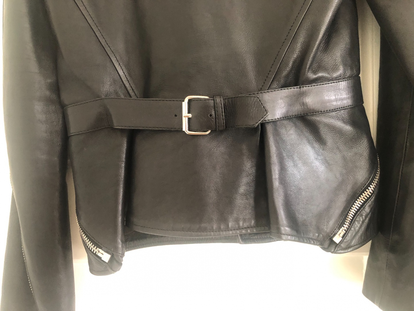 Alexander McQueen Veste en cuir