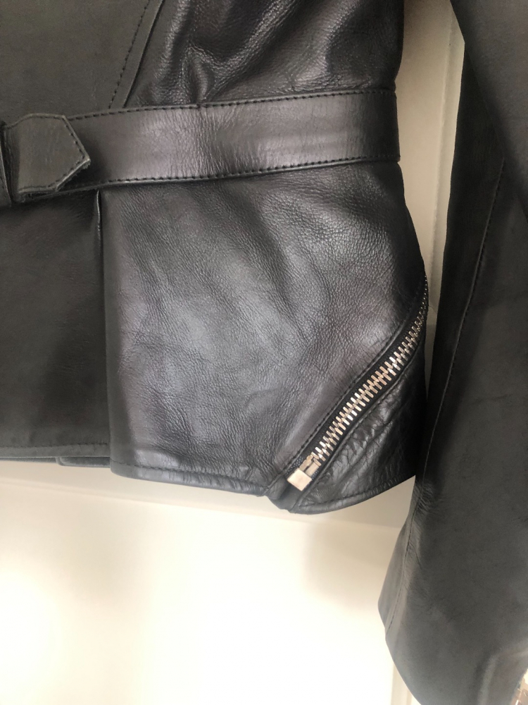 Alexander McQueen Veste en cuir