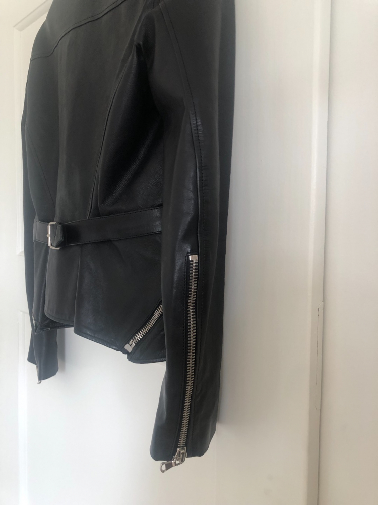 Alexander McQueen Veste en cuir