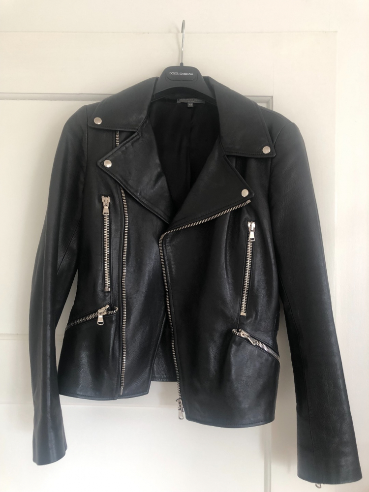 Alexander McQueen Veste en cuir