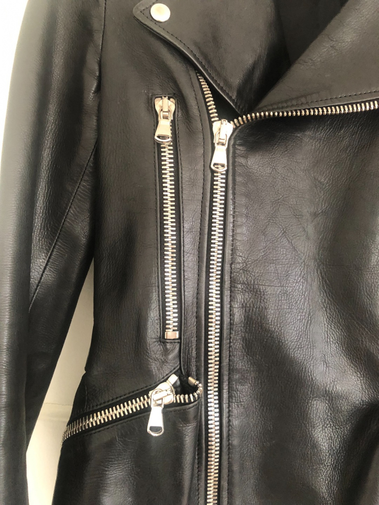 Alexander McQueen Veste en cuir