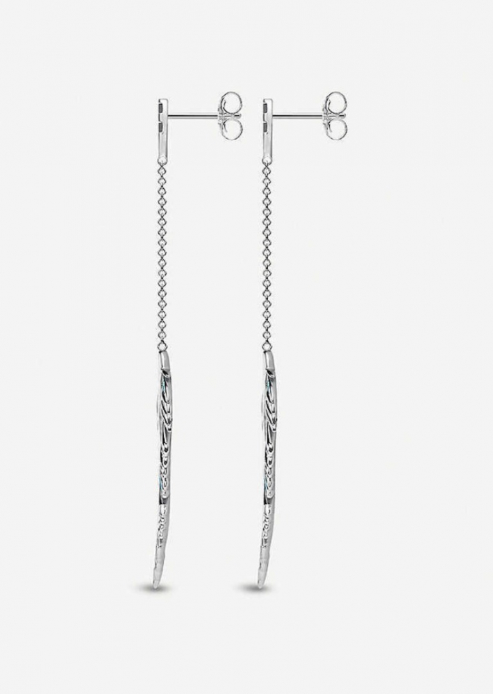 Thomas Sabo Boucles d'oreilles plumes en argent sterling