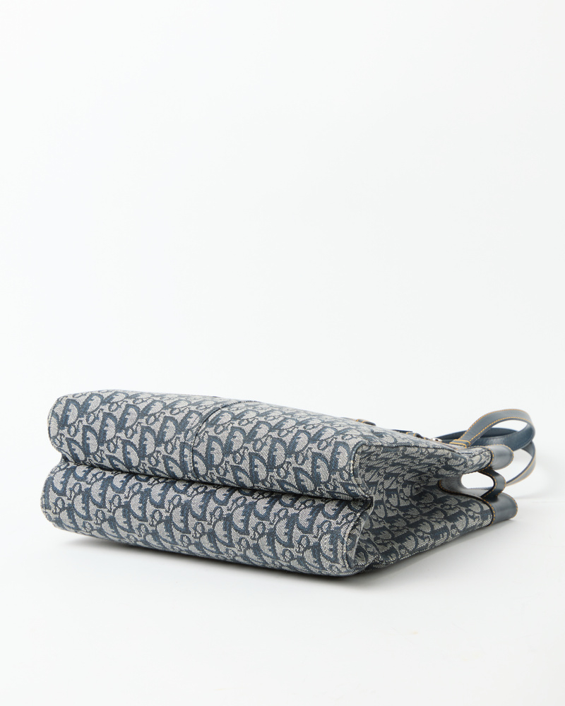 Christian Dior Diorissimo Denim Pocket Tote Bag