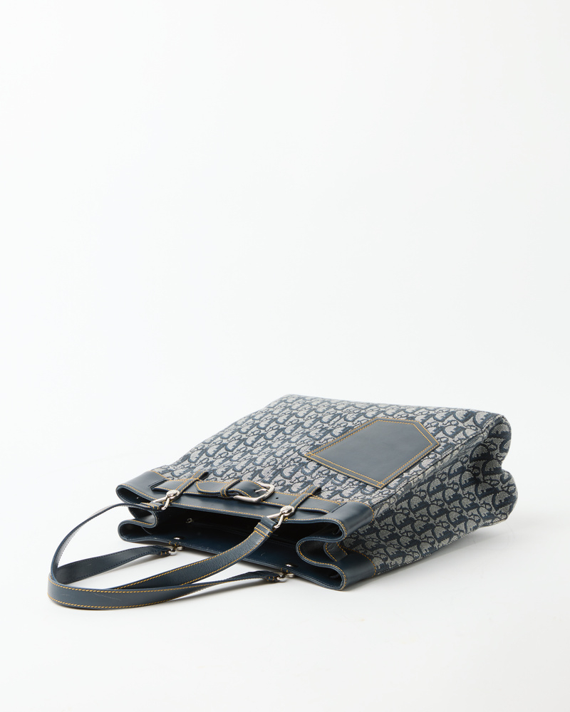 Christian Dior Diorissimo Denim Pocket Tote Bag