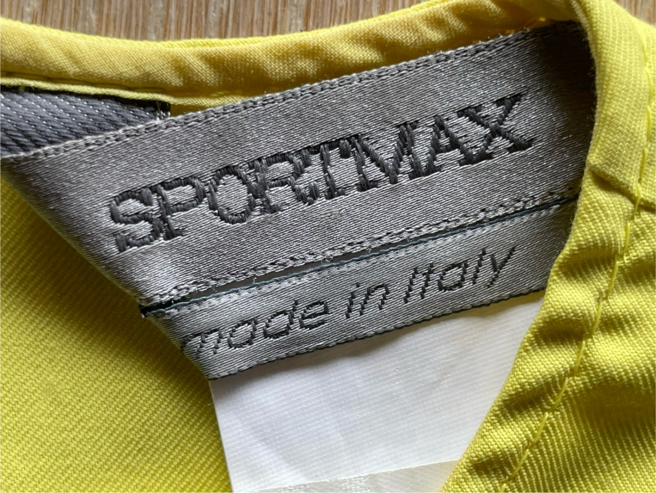 Sportmax Sonniges und helles goldgelbes Kleid