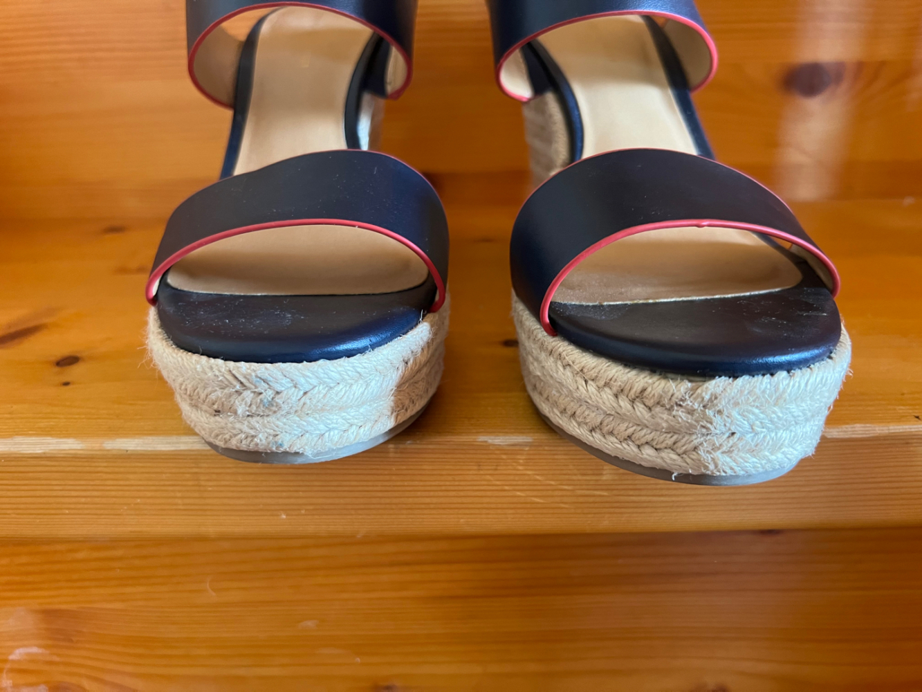 Tommy Hilfiger Sandales compensées espadrilles T10 US