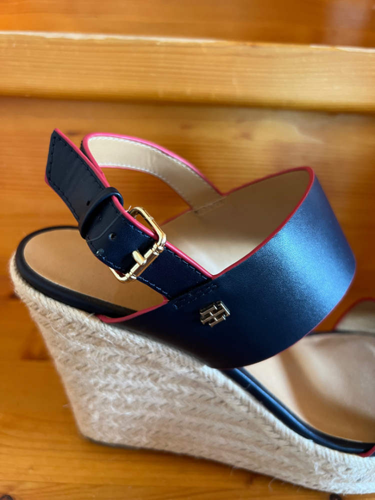 Tommy Hilfiger Sandales compensées espadrilles T10 US