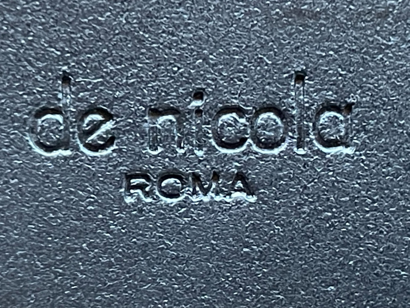 de nicola Gorgeous grey-blue genuine python belt