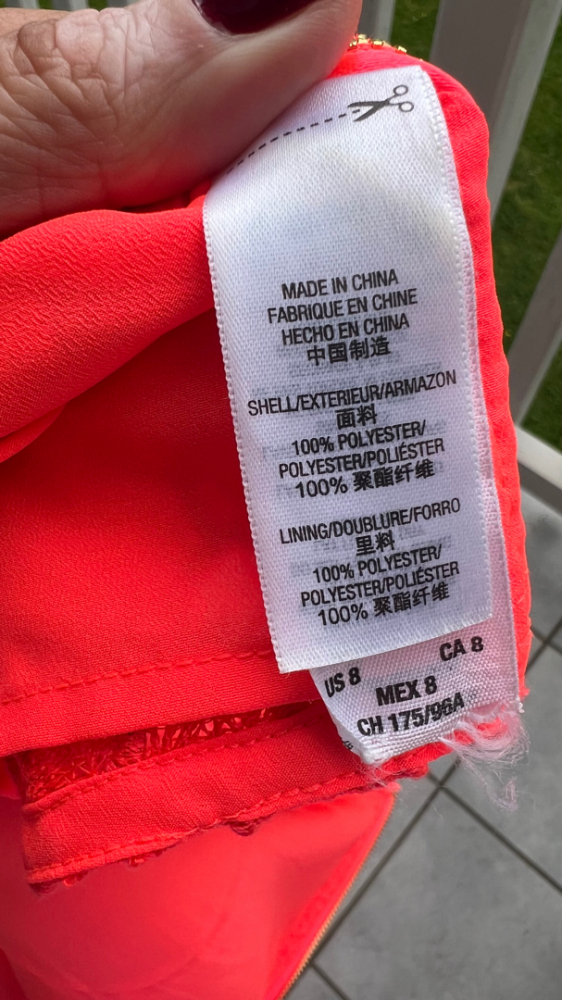 Juicy Couture Little orange lace summer dress