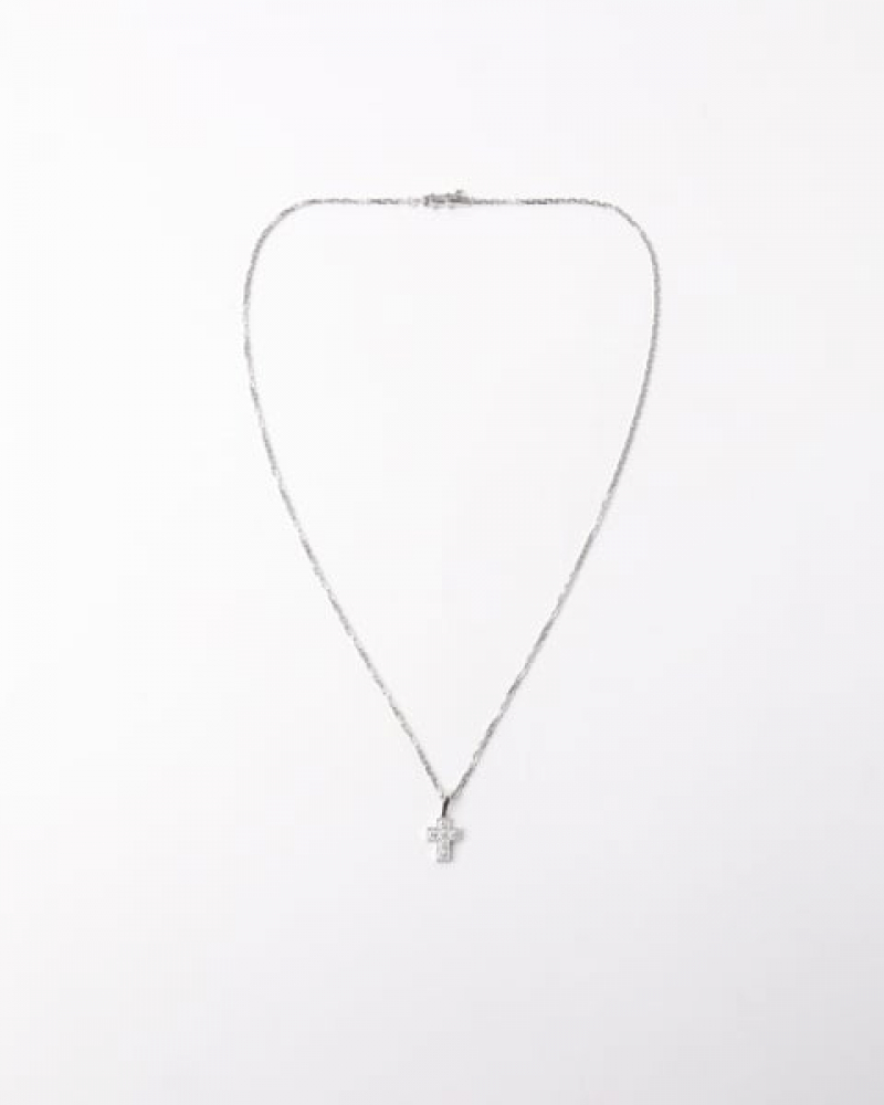 Cartier Cross Diamond Necklace