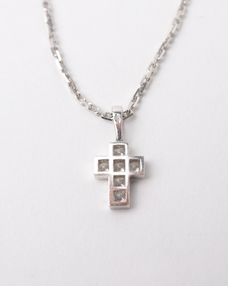 Cartier Cross Diamond Necklace