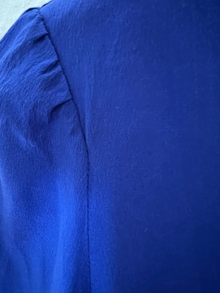 Issa Blue-Marine Silk Dress