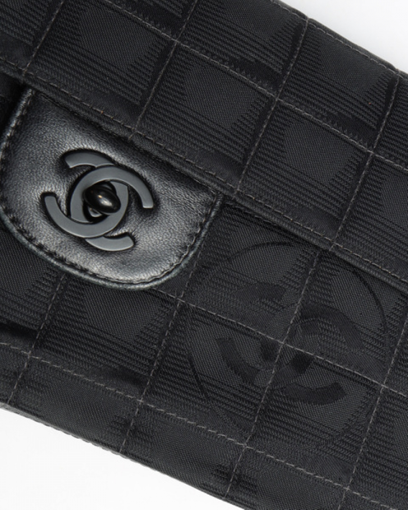 Chanel Cc Travel Line Chocolate Bar Bag