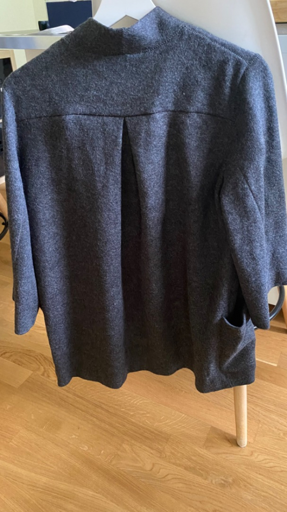 Carolina Herrera Manteau ouvert gris