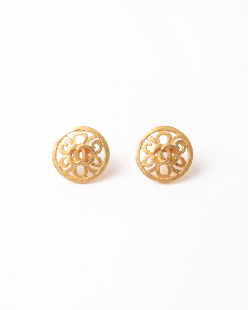 Chanel Cc Clip-on Earrings