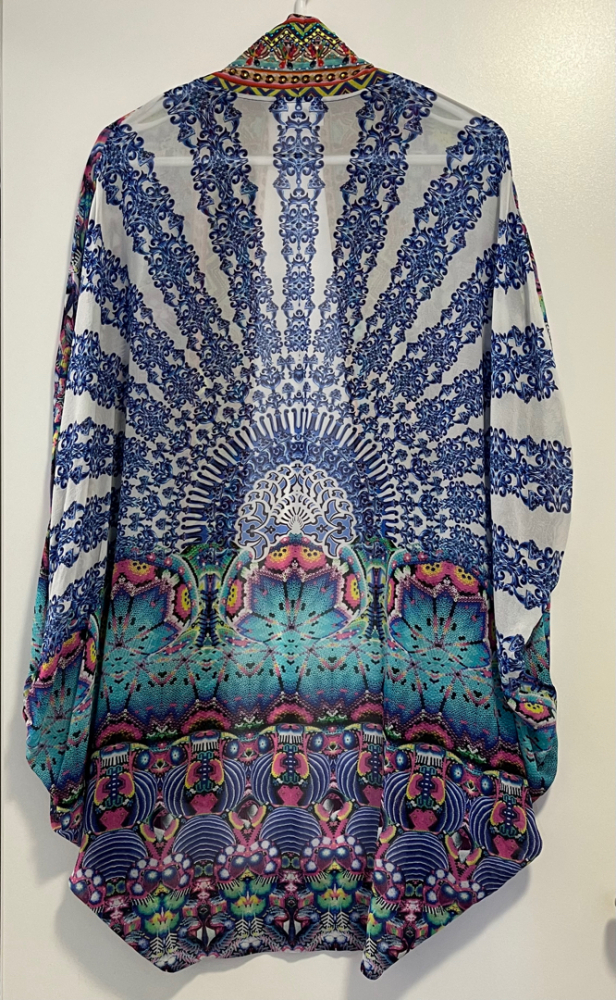 Camilla Embellished Silk Cover-Up