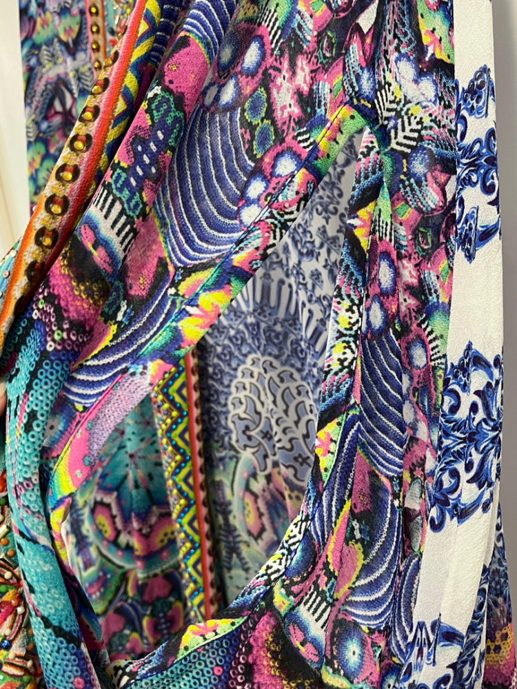 Camilla Embellished Silk Cover-Up