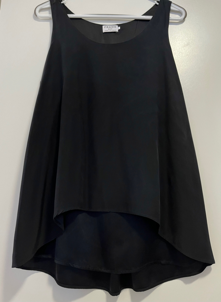 FRAME Débardeur en soie doublée