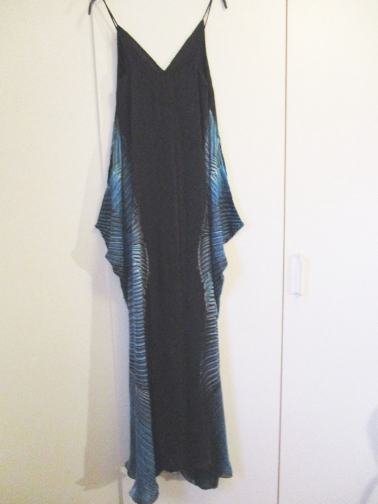 Roberto Cavalli Dress ailes de papillon 100% silk M