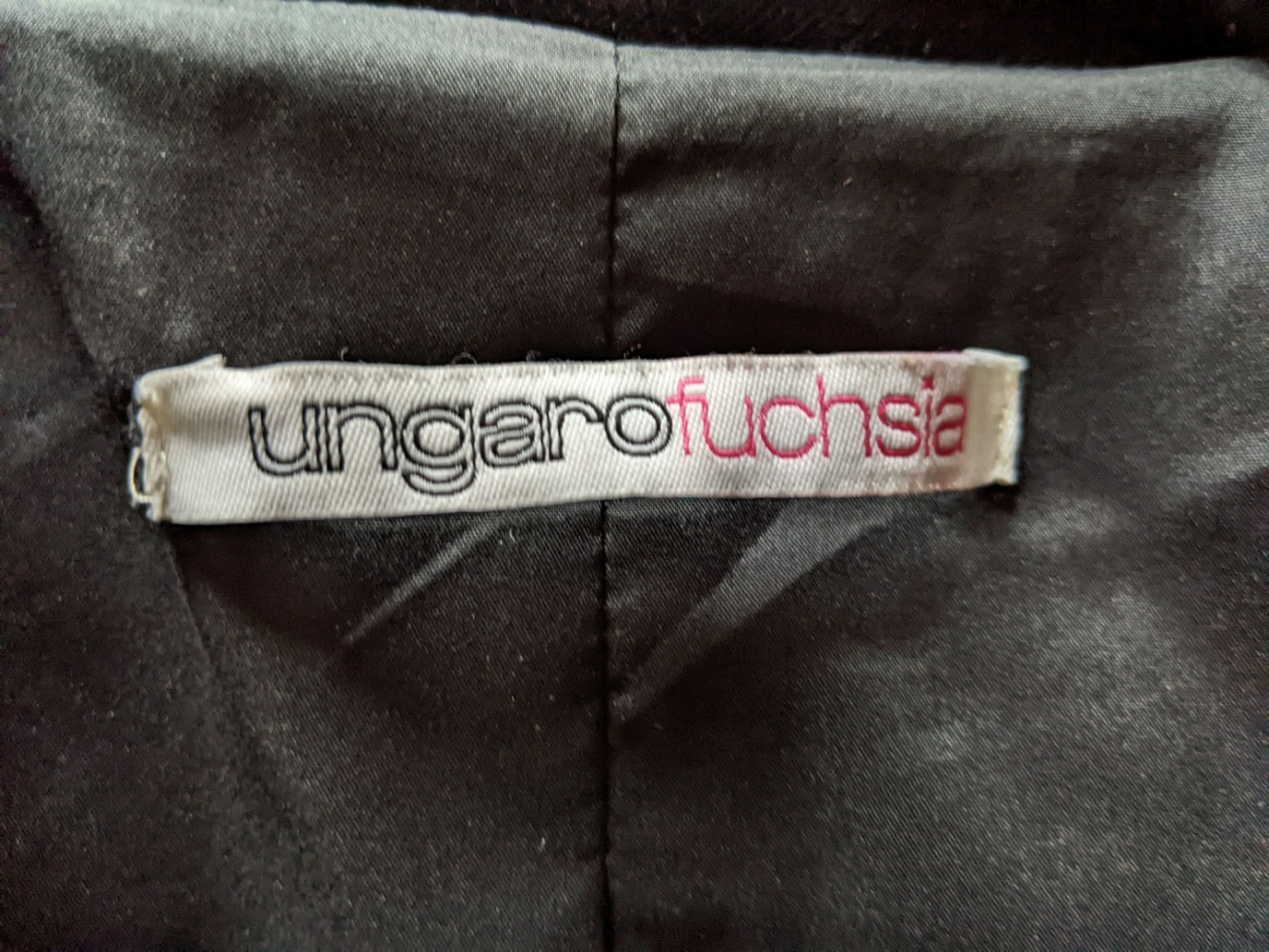 Ungaro Elegant and original velvet blazer