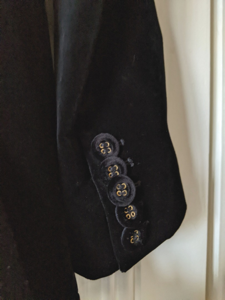 Ungaro Elegant and original velvet blazer