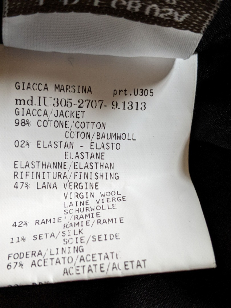 Ungaro Elegant and original velvet blazer