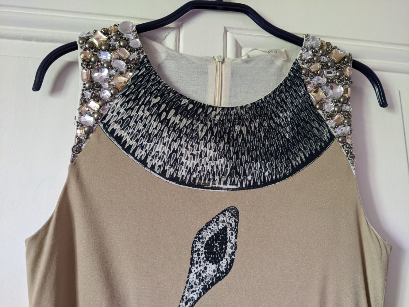 Marc Cain Robe « serpent » avec strass 36-38