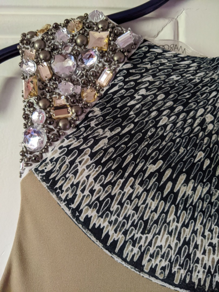 Marc Cain Robe « serpent » avec strass 36-38