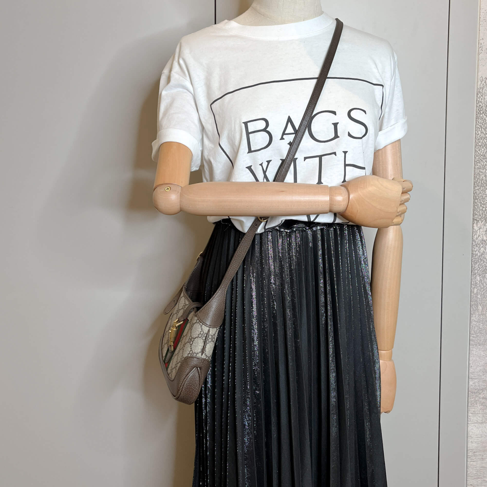 Gucci Jackie 1961 Mini X Balenciaga Canvas Hobo Bag GG Supreme