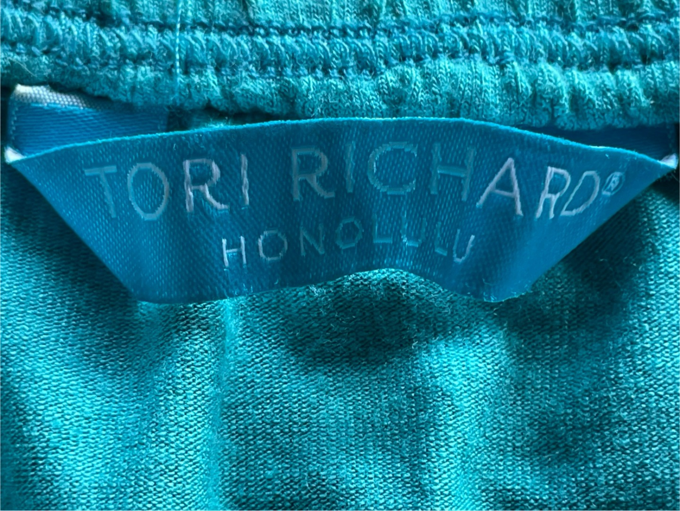 Tori Richard Robe longue sans bretelles.
